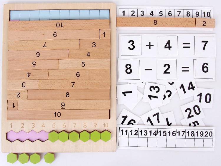 Wooden Math Teaching Toy