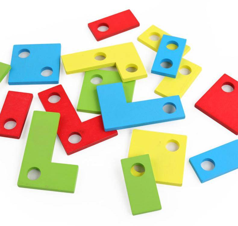 Wooden Puzzle Toys for Logical Thinking and Montessori Educational Learning
