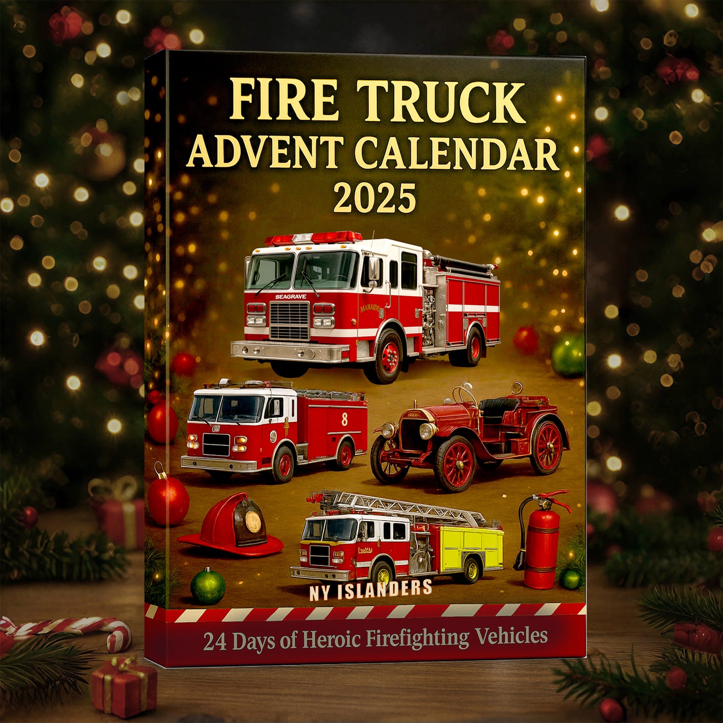 Fire Truck Advent Calendar 2025