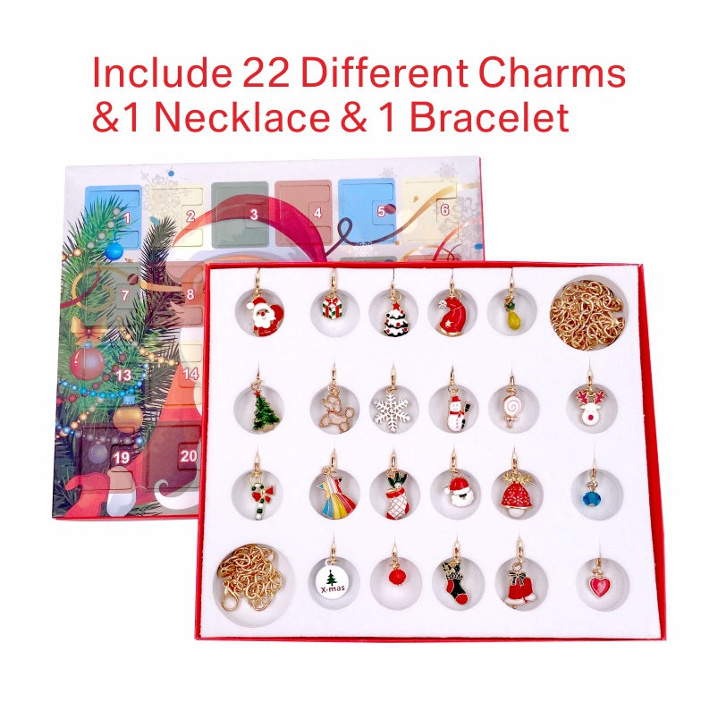 DIY Christmas Advent Calendar Bracelets Set