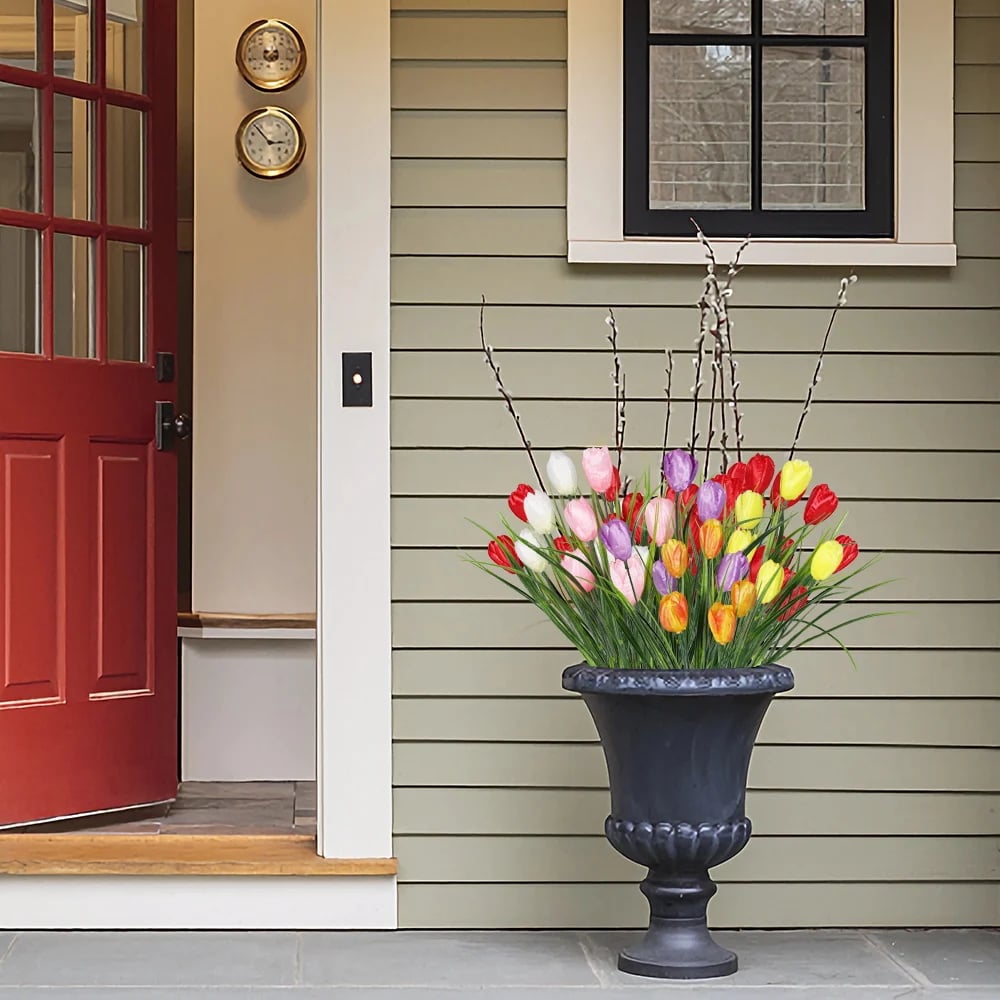Last Day 70% OFF-Outdoor Artificial Tulips Flowers💐