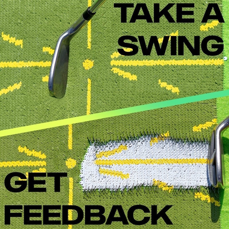 🔥LAST DAY 50% OFF 🔥Golf Training Mat for Swing Detection Batting