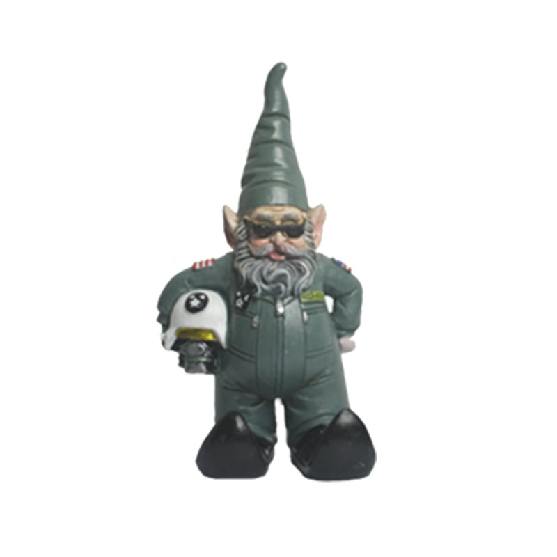 Military Garden Gnomes Statue