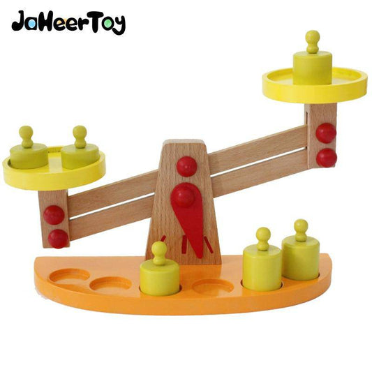 Montessori Educational Wooden Scale Toy