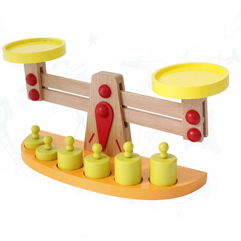 Montessori Educational Wooden Scale Toy