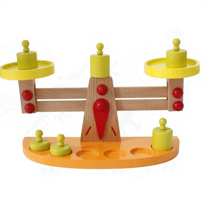 Montessori Educational Wooden Scale Toy