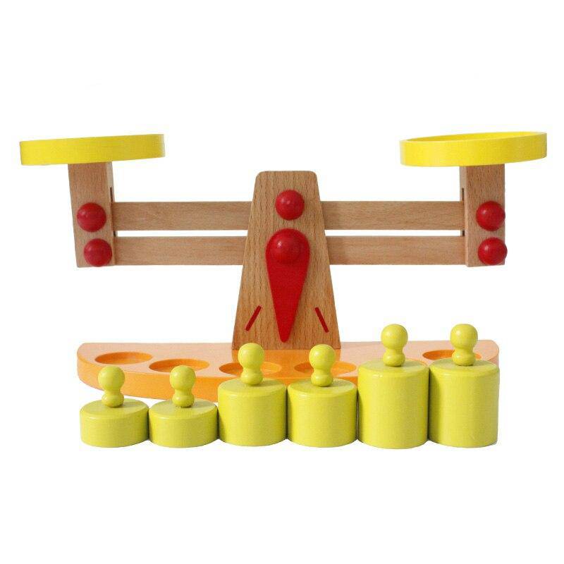 Montessori Educational Wooden Scale Toy