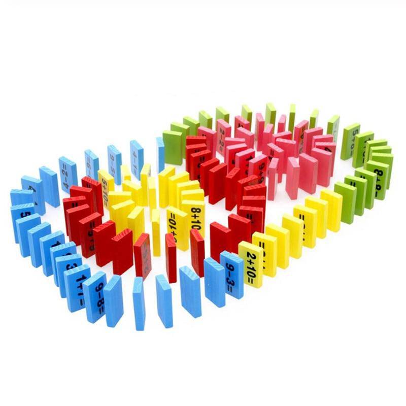 Wooden Domino Arithmetic Educational Toy