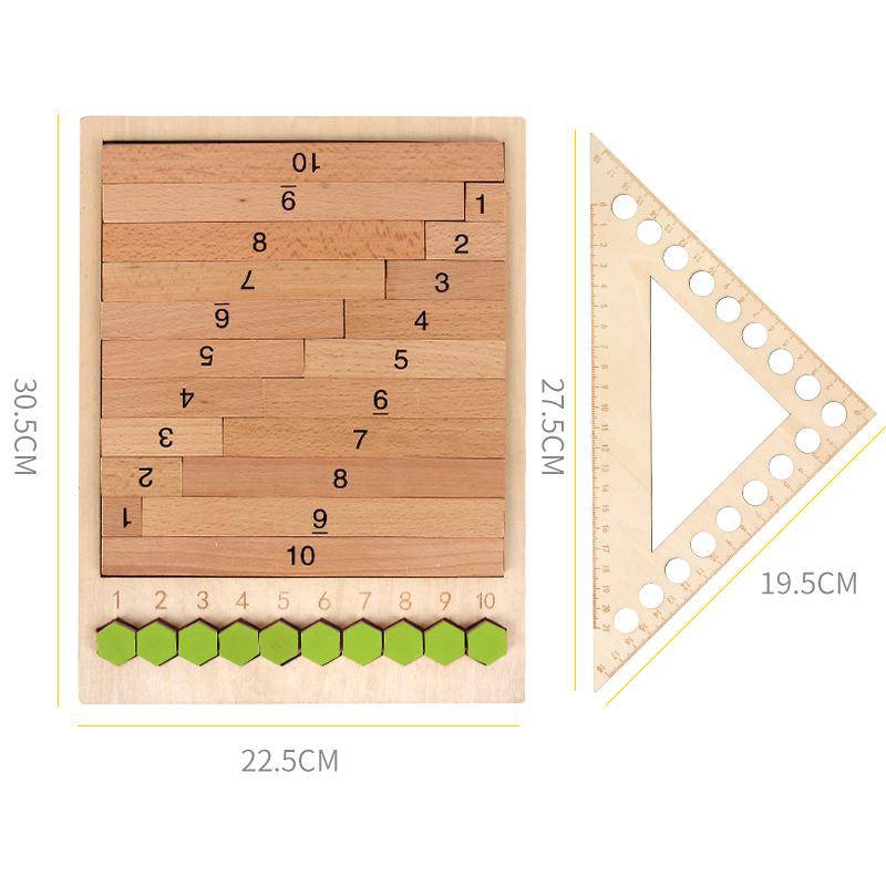 Wooden Math Teaching Toy