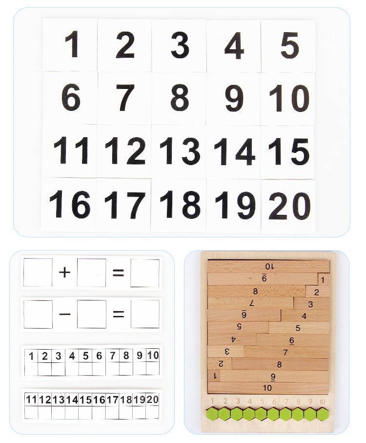 Wooden Math Teaching Toy