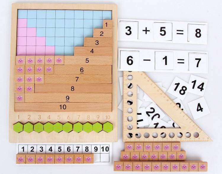 Wooden Math Teaching Toy