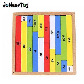 WOODEN Montessori DOMINO AND BLOCKS ADDITION EDUCATIONAL TOY
