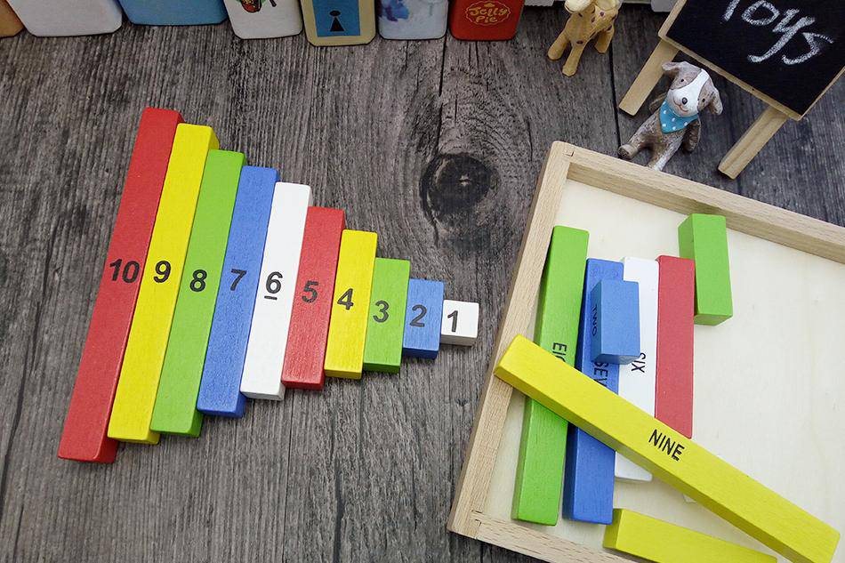 WOODEN Montessori DOMINO AND BLOCKS ADDITION EDUCATIONAL TOY