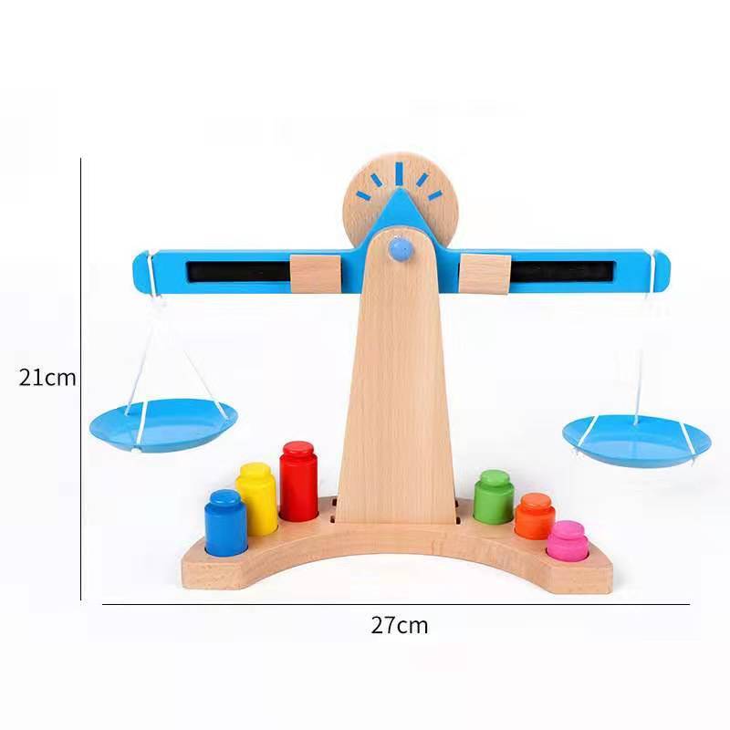 Wooden Montessori Materials Scales Timber Set