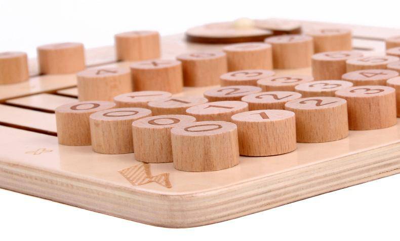 Wooden Montessori Mathematics Puzzle Toy