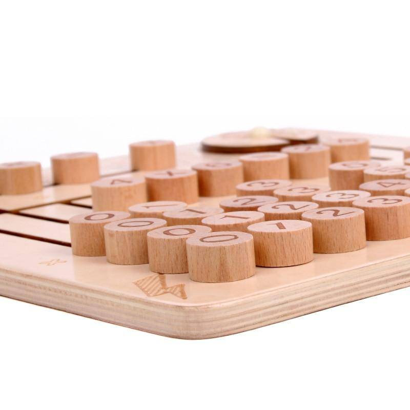 Wooden Montessori Mathematics Puzzle Toy