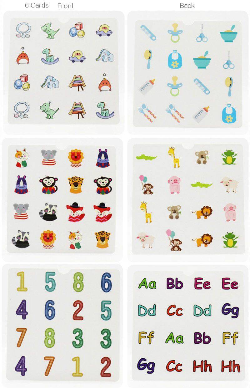 Wooden Montessori Memory Matching Game