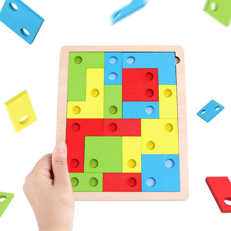 Wooden Puzzle Toys for Logical Thinking  and Montessori Educational Learning
