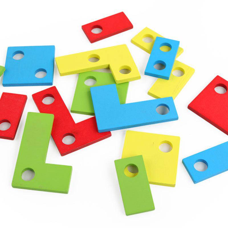 Wooden Puzzle Toys for Logical Thinking  and Montessori Educational Learning