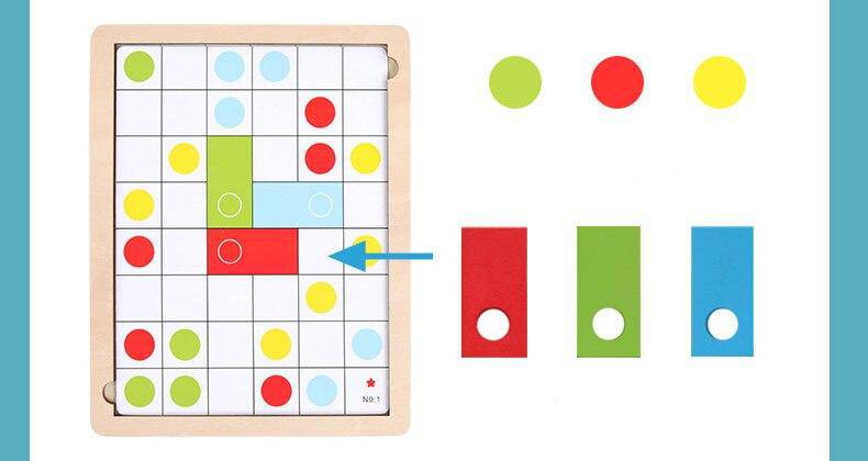 Wooden Puzzle Toys for Logical Thinking  and Montessori Educational Learning