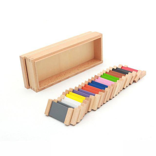 Wooden Color Material Tablet Box