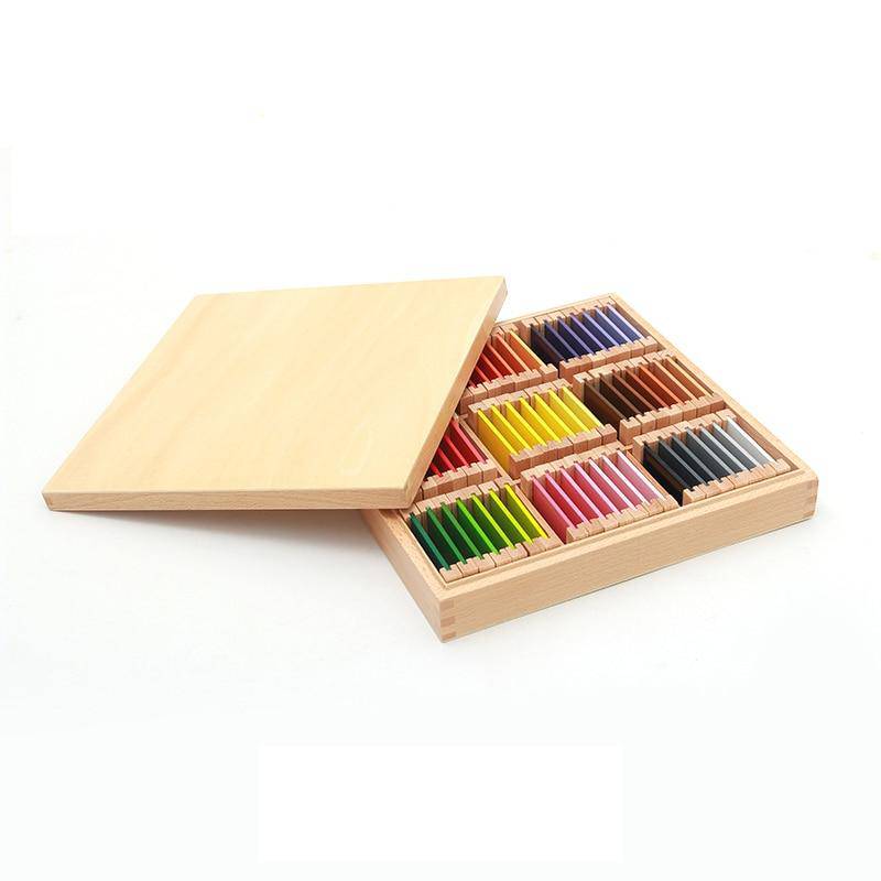 Wooden Color Material Tablet Box