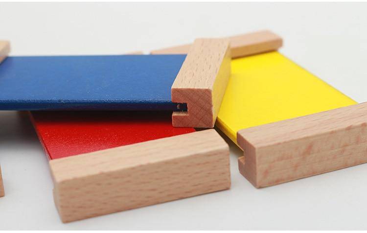 Wooden Color Material Tablet Box