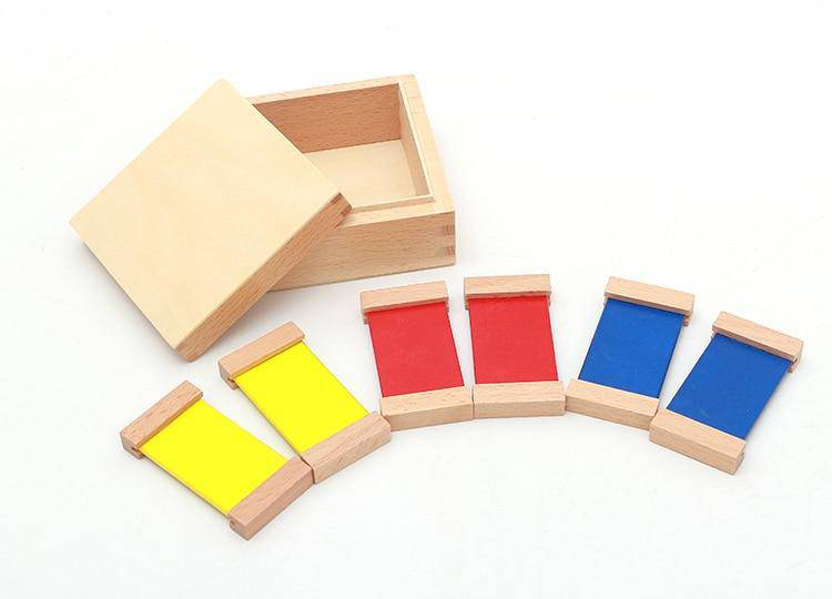 Wooden Color Material Tablet Box