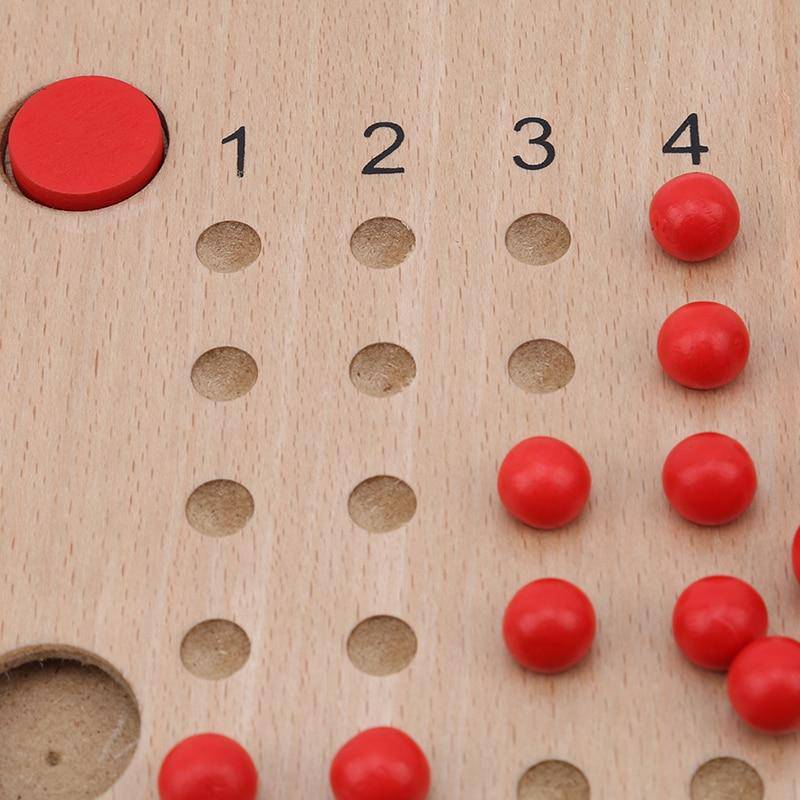 Wooden Math Toy for Division, Multiplication and Addition