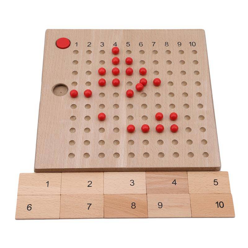 Wooden Math Toy for Division, Multiplication and Addition