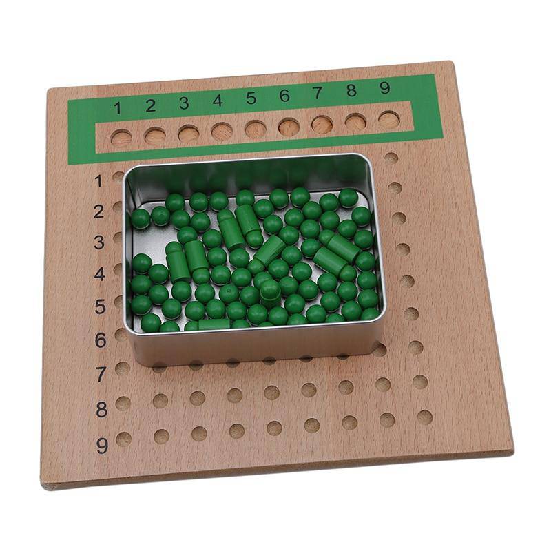 Wooden Math Toy for Division, Multiplication and Addition