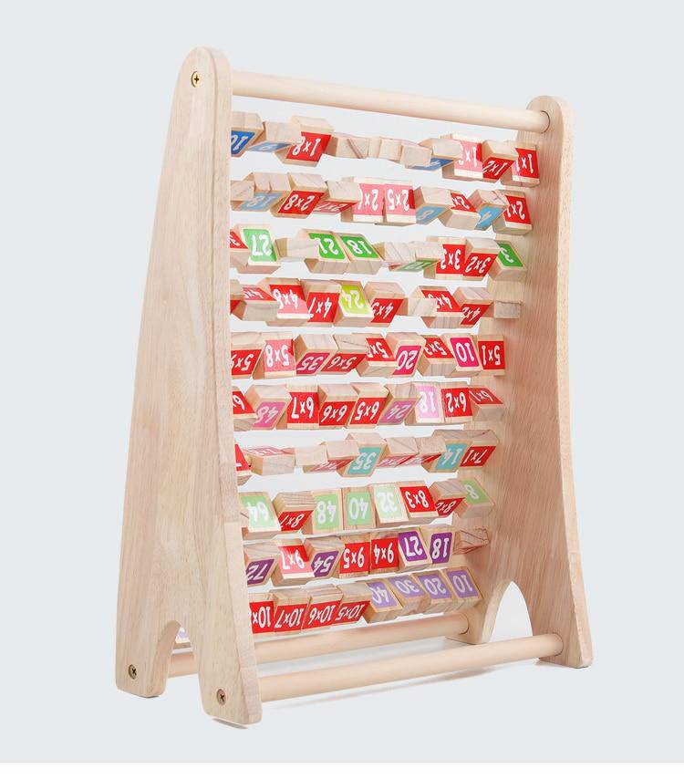 Wooden Montessori Multiplication Table