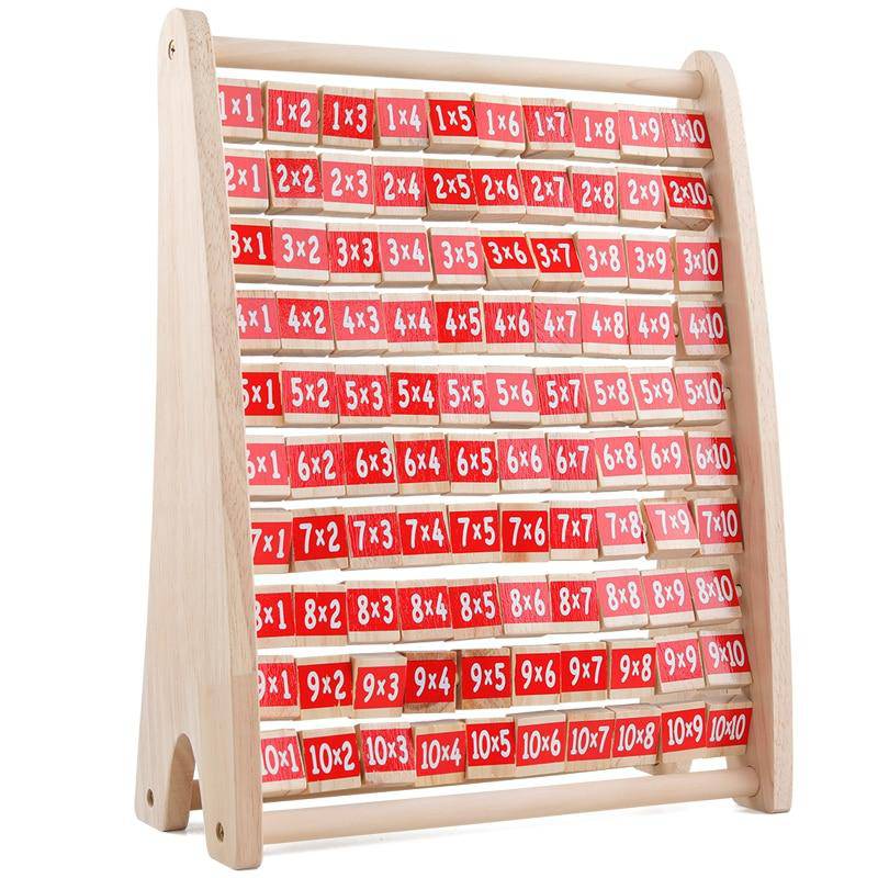 Wooden Montessori Multiplication Table