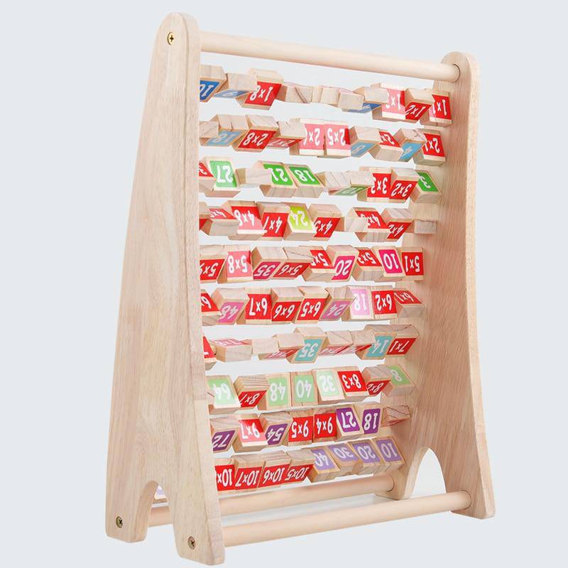 Wooden Montessori Multiplication Table